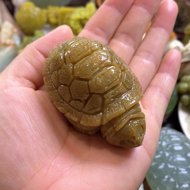 蛇纹石玉未镶嵌手把