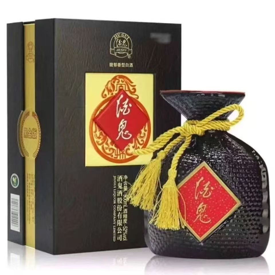 酒鬼2017-18年黑金版馥郁香型 纯粮固态发酵52%Vol500ml