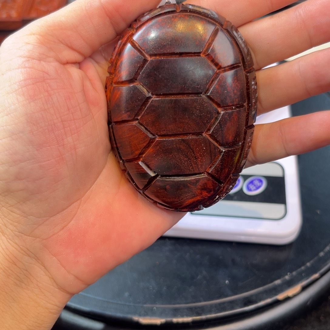 啊***看印度小叶紫檀手把件