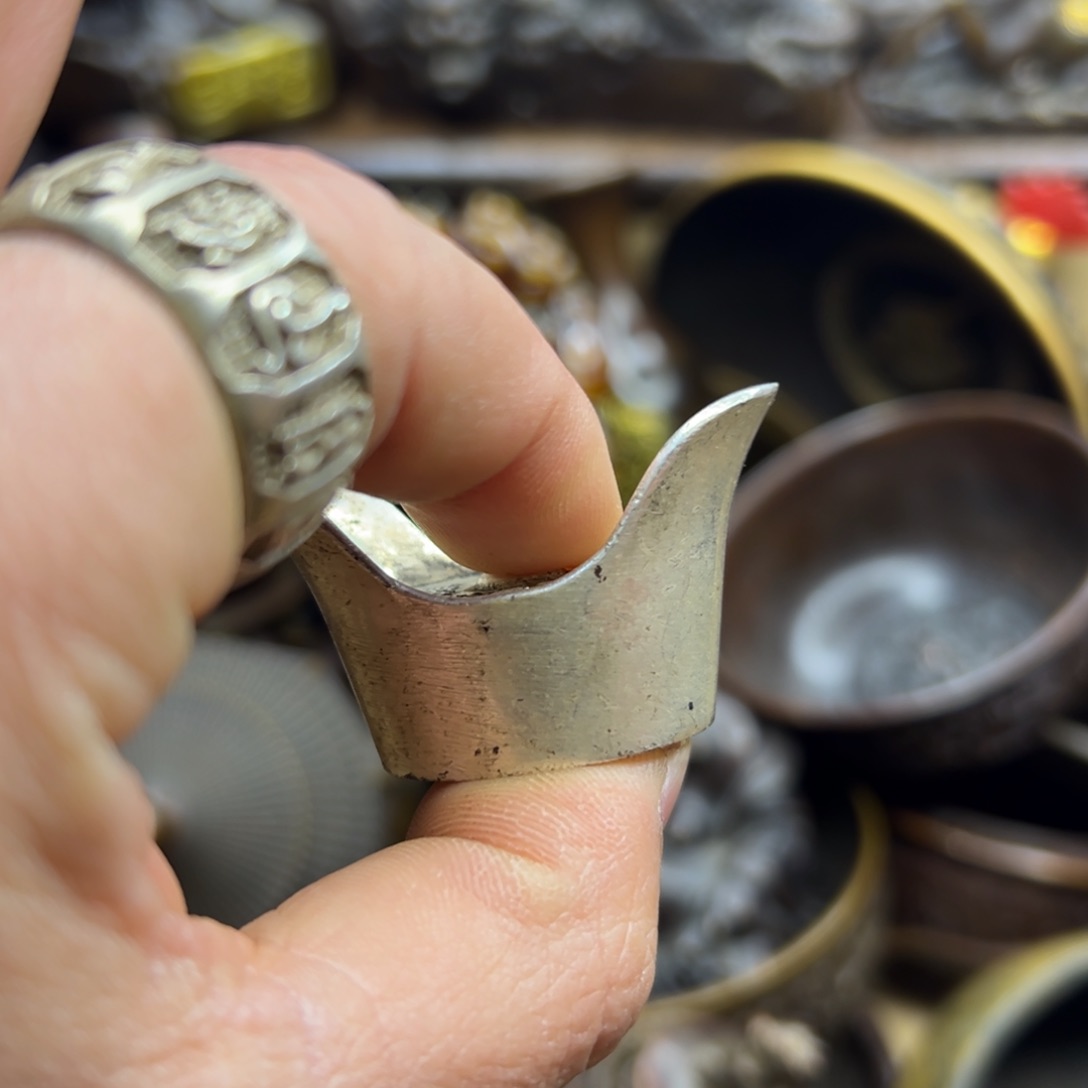 铜摆件欢迎欢迎你