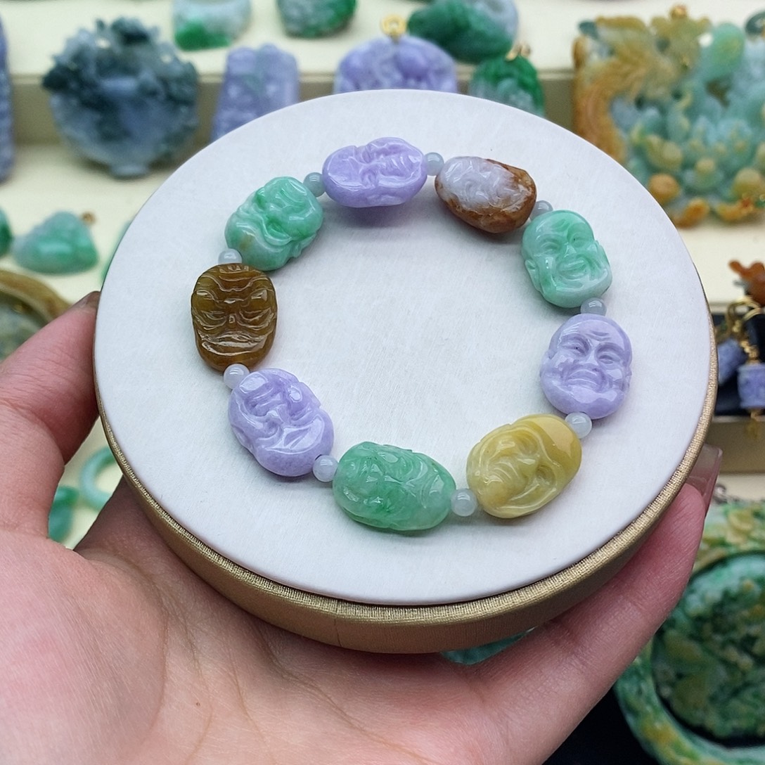 未镶嵌手串翡翠手串