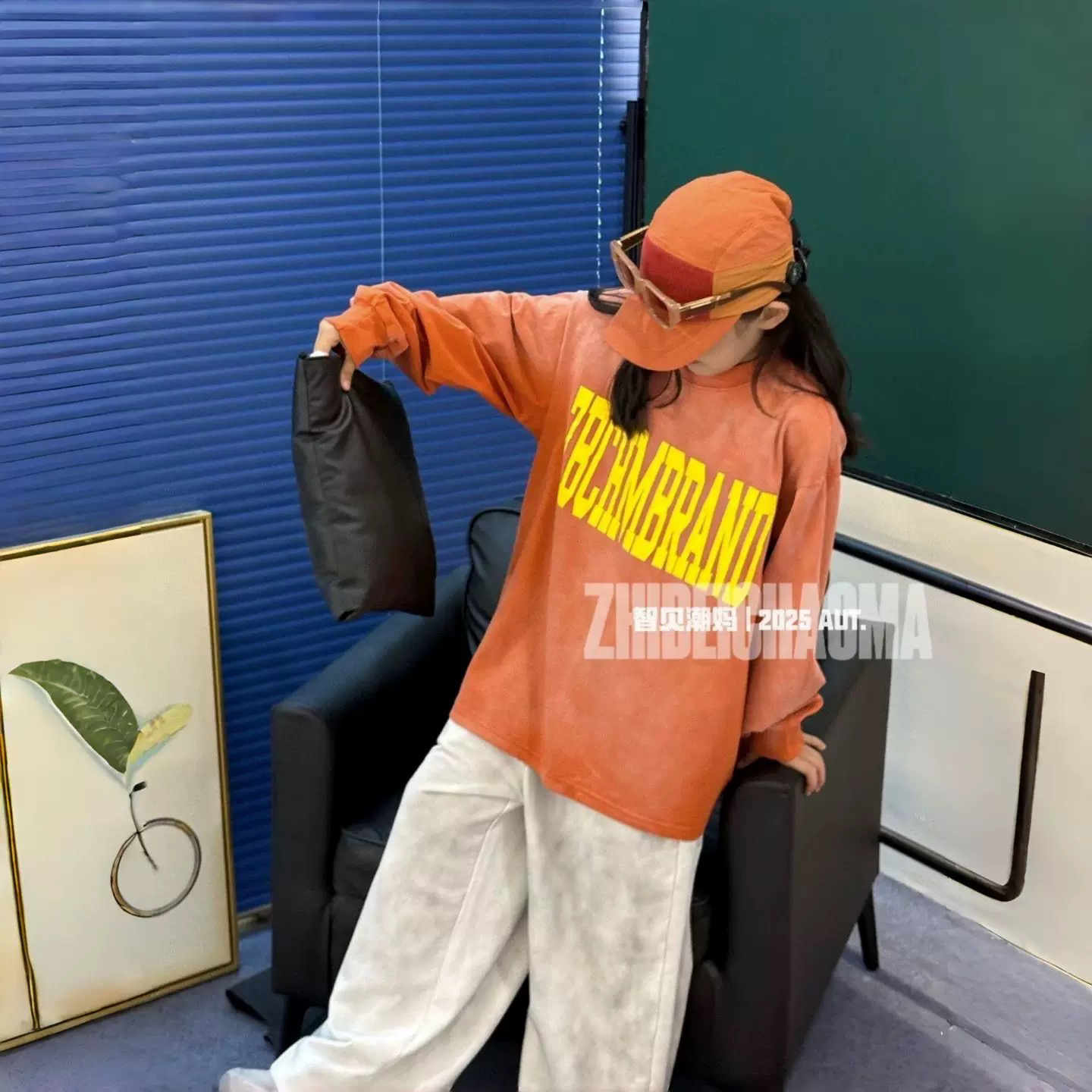 街头潮酷时尚休闲宽松卫衣