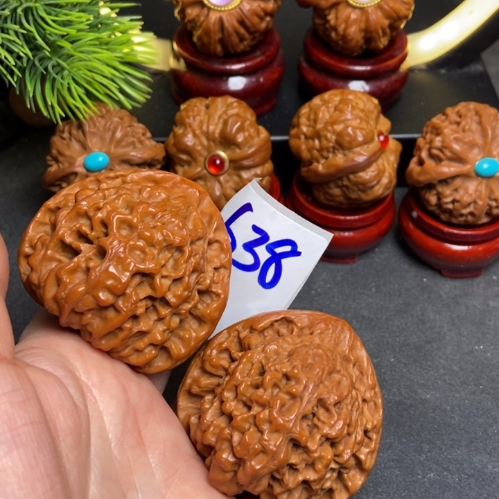 文玩核桃把件51官帽638