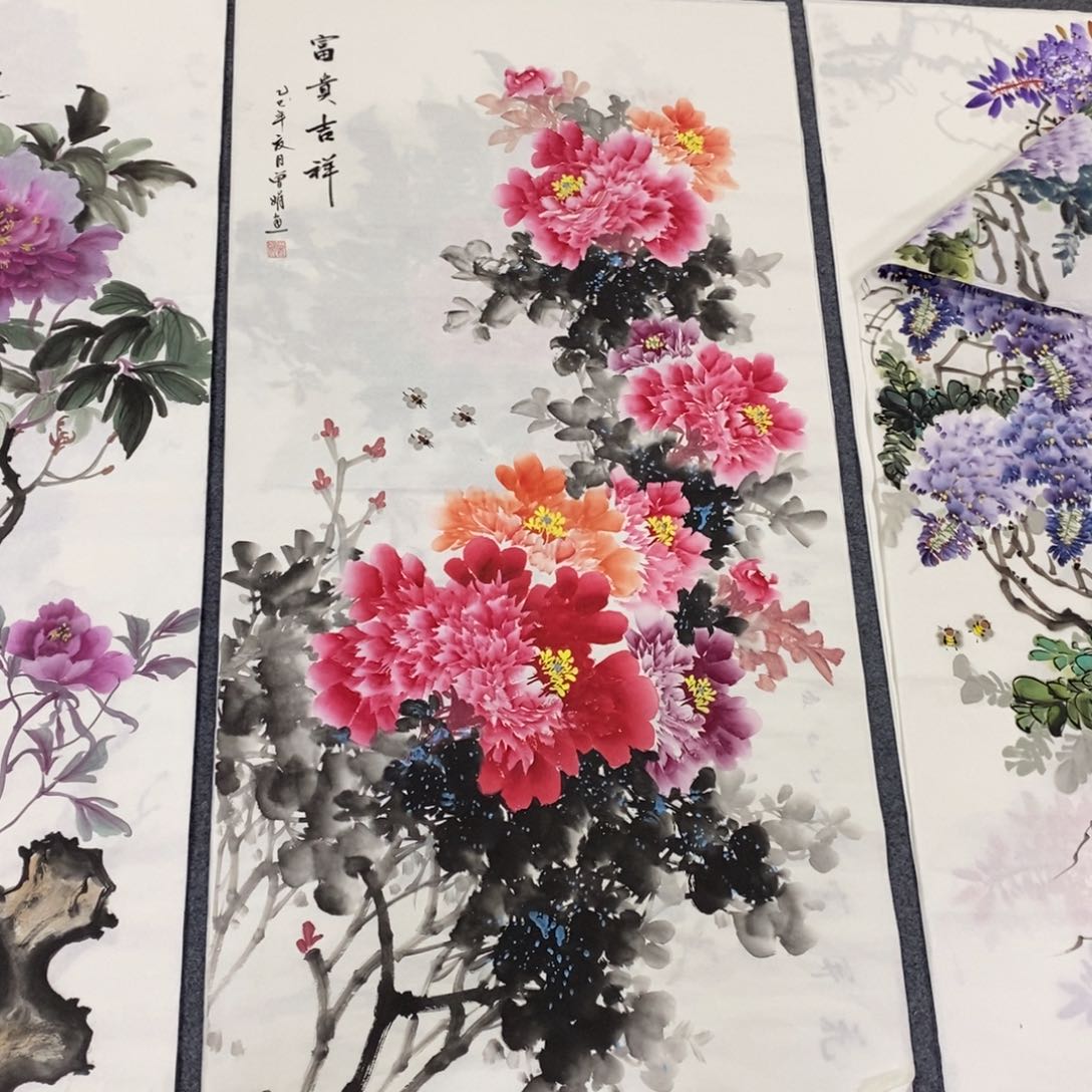 国画尺寸140✖️70四尺精品手绘画