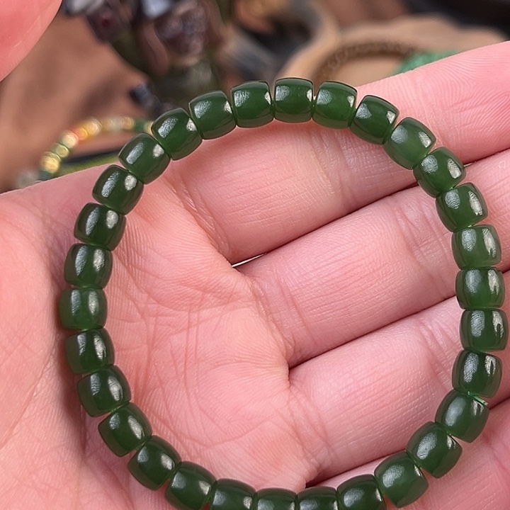 和田玉未镶嵌手链