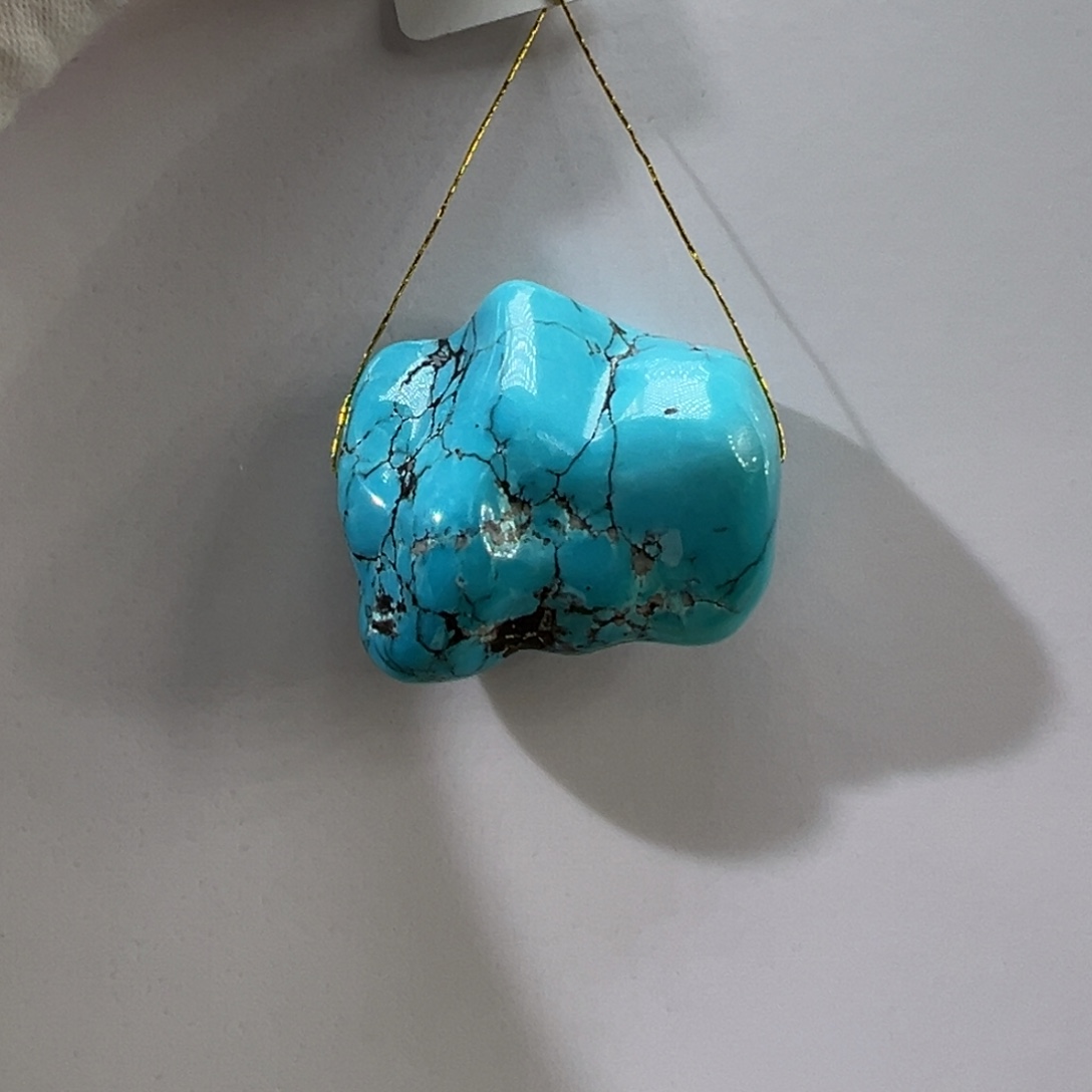 绿松石未镶嵌挂件