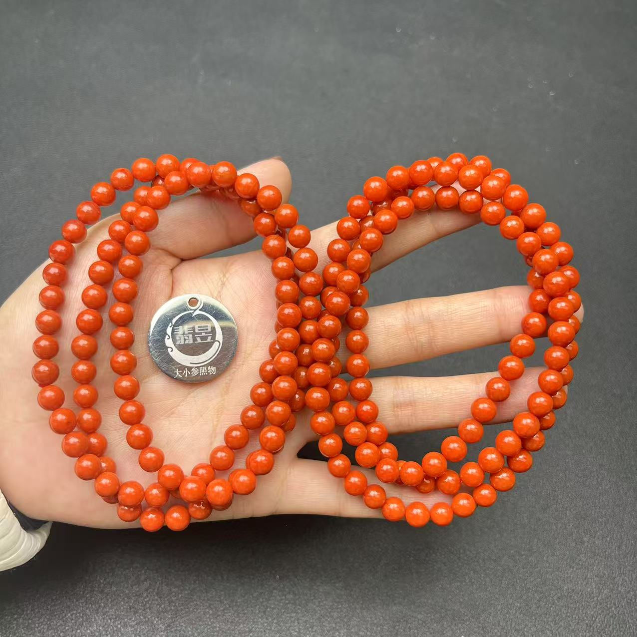 36368T19-3N21-南红珠链颈饰/约6+/约105颗-多样性/发一件