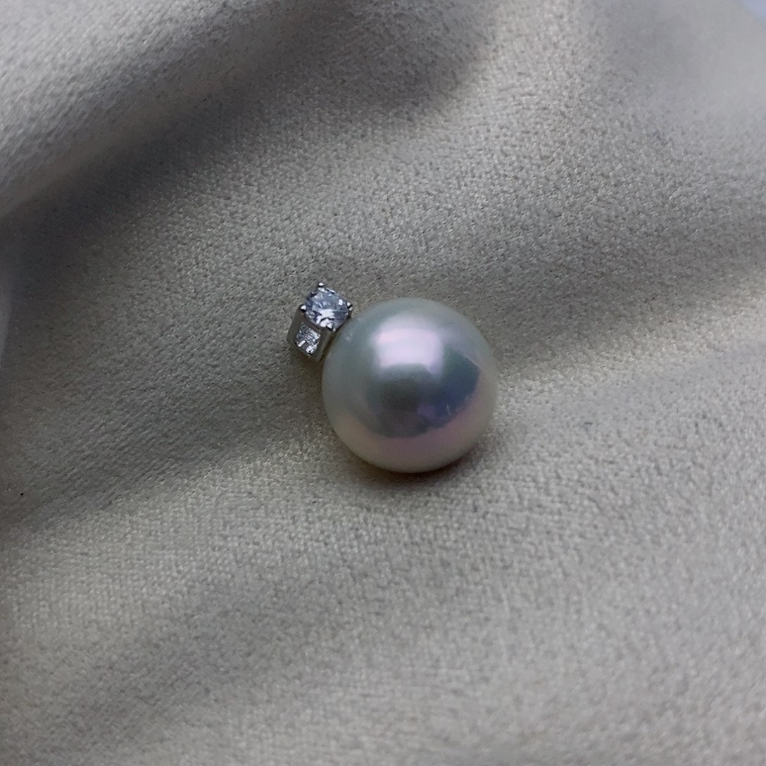 【闪购商品】淡水珍珠银S925镶嵌颈饰