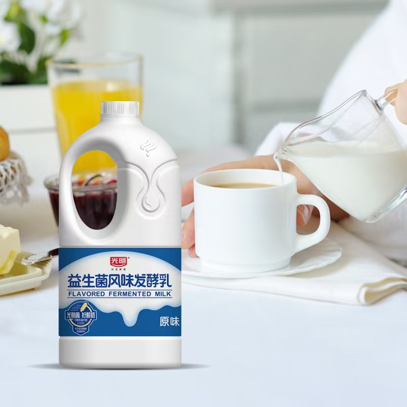 光明益生菌风味发酵乳大桶低温发酵营养健康早餐奶