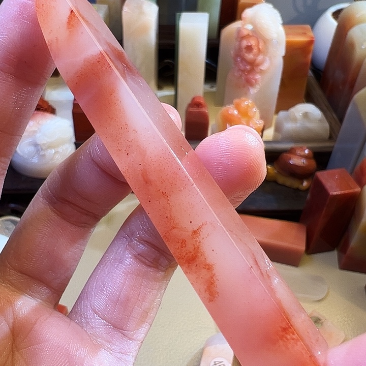 寿山石印石牙签章494号
