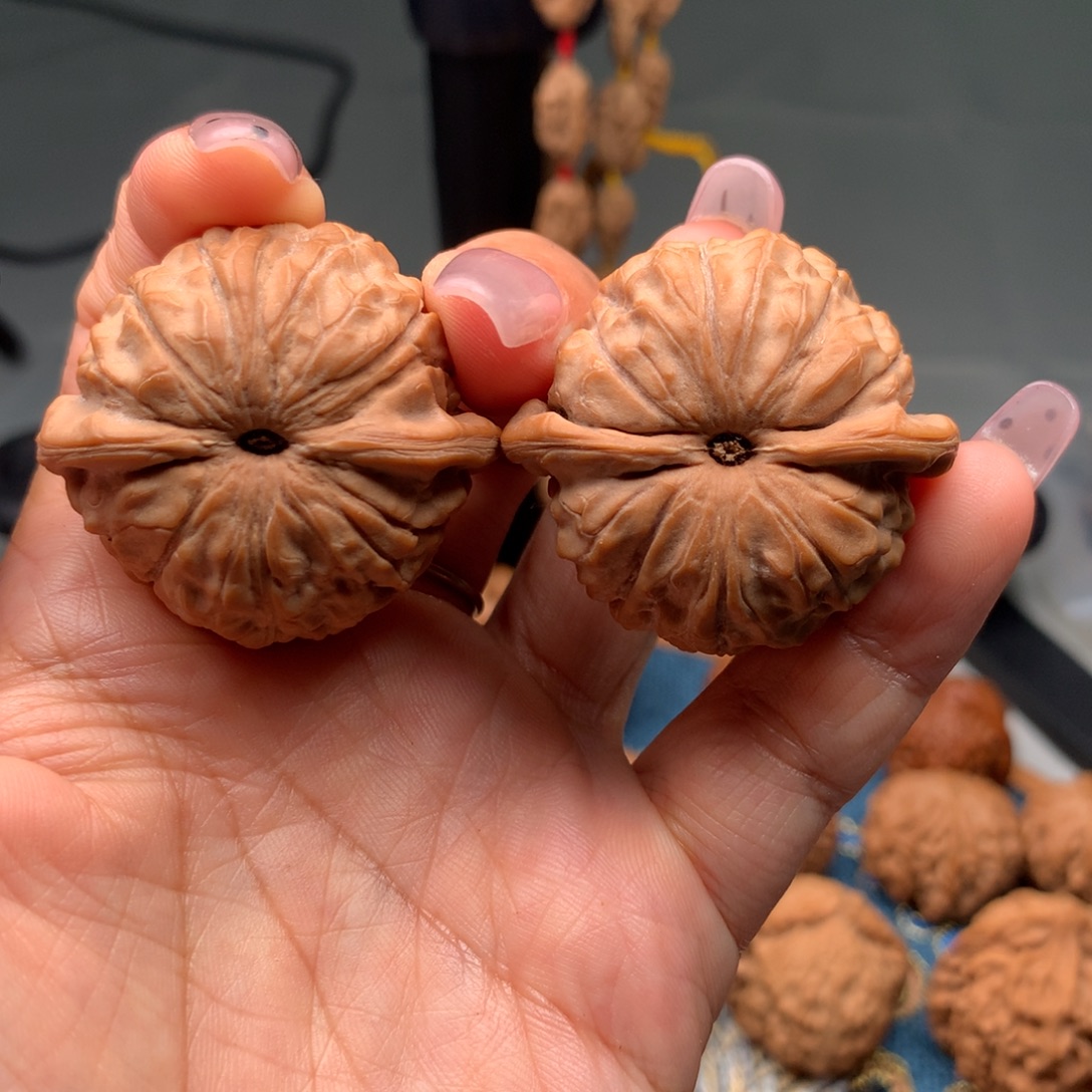 文玩核桃把件石门元宝3937