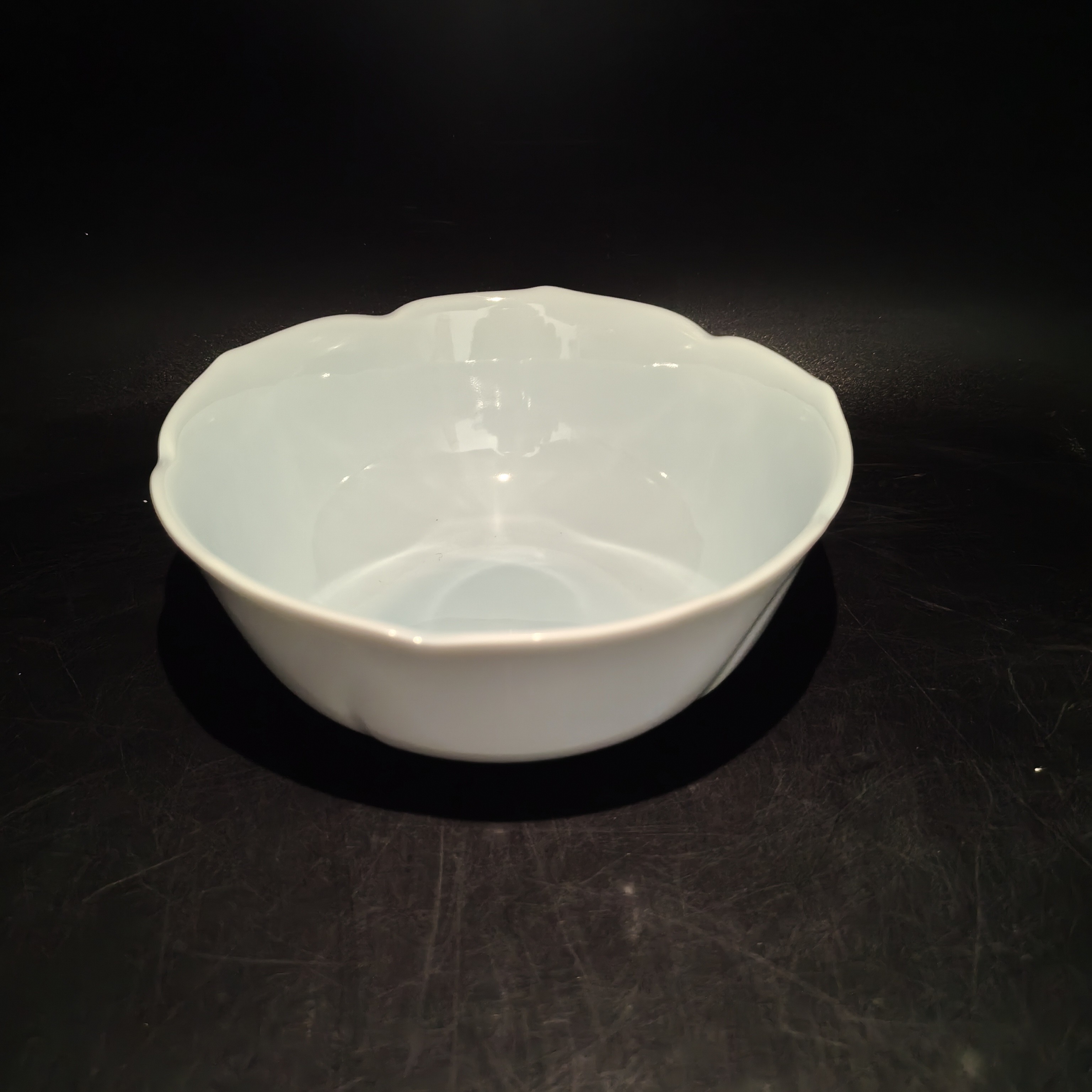 橘吉青瓷葵口小钵饭碗青瓷杯瓷碗01/31陶瓷手工天青釉小碗