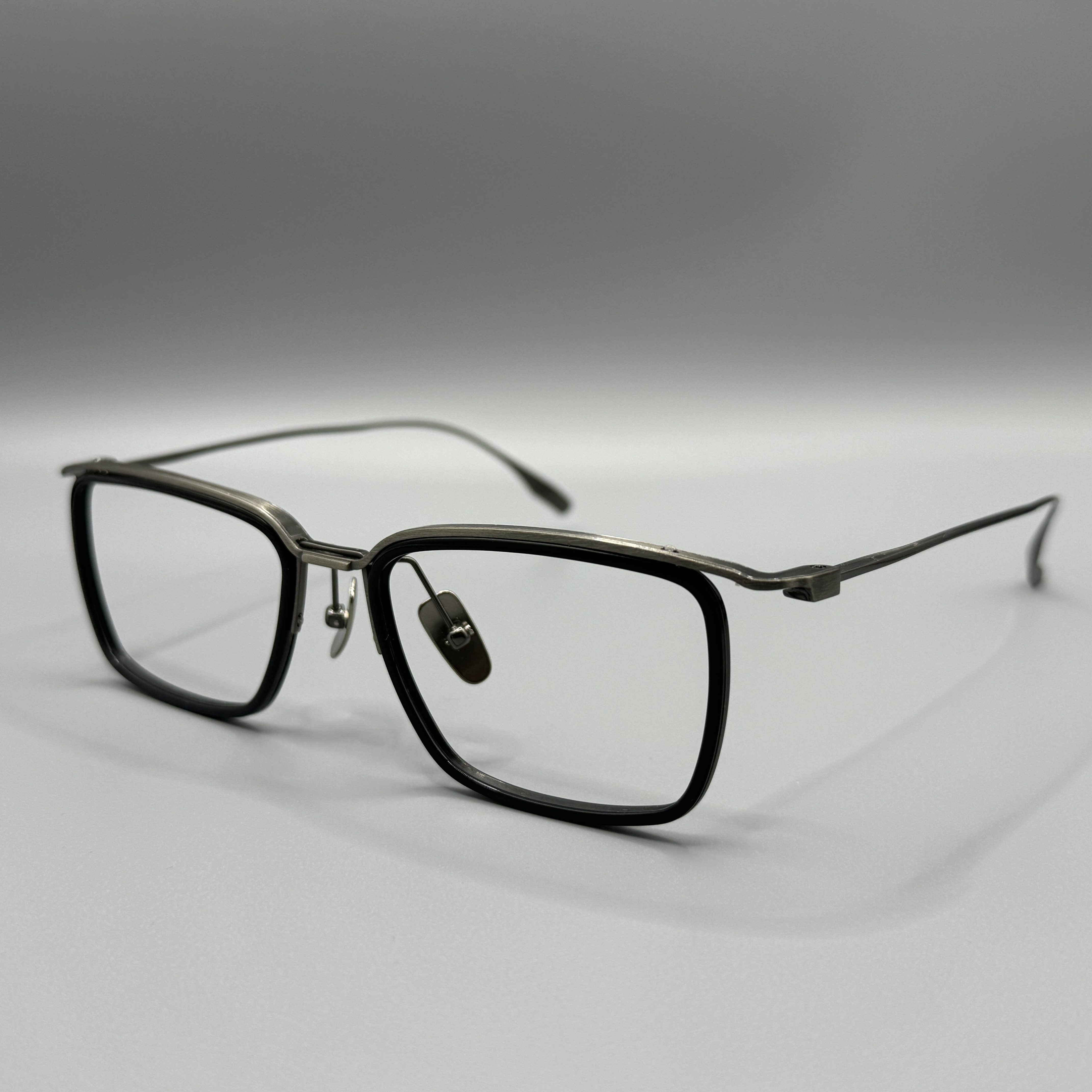 低调商务方框超轻纯钛眼镜框手工设计师素颜近视方形眼镜架