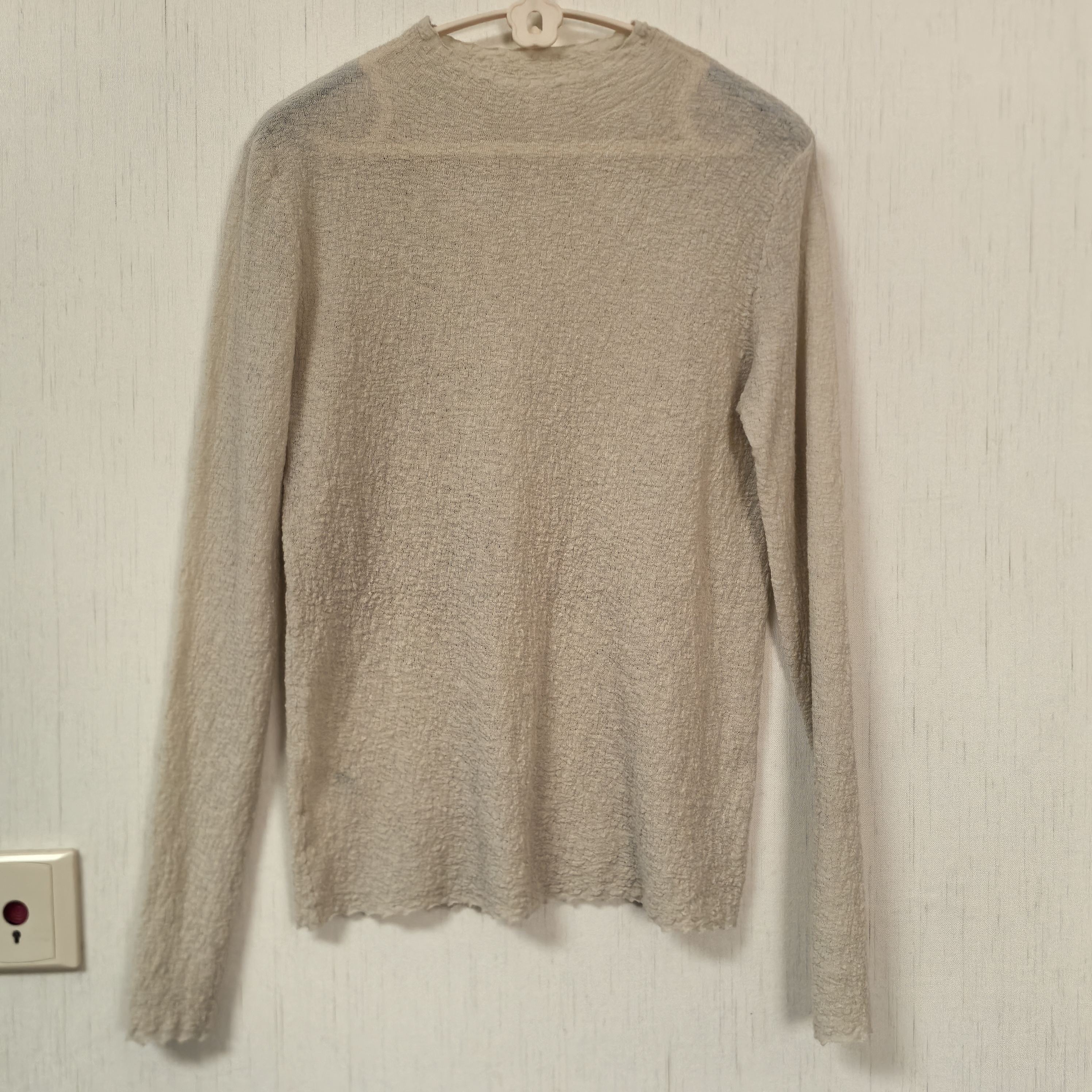 JJSY25007君家三月松软舒适肌理感绵羊毛混纺百搭秋冬打底衫T恤衫