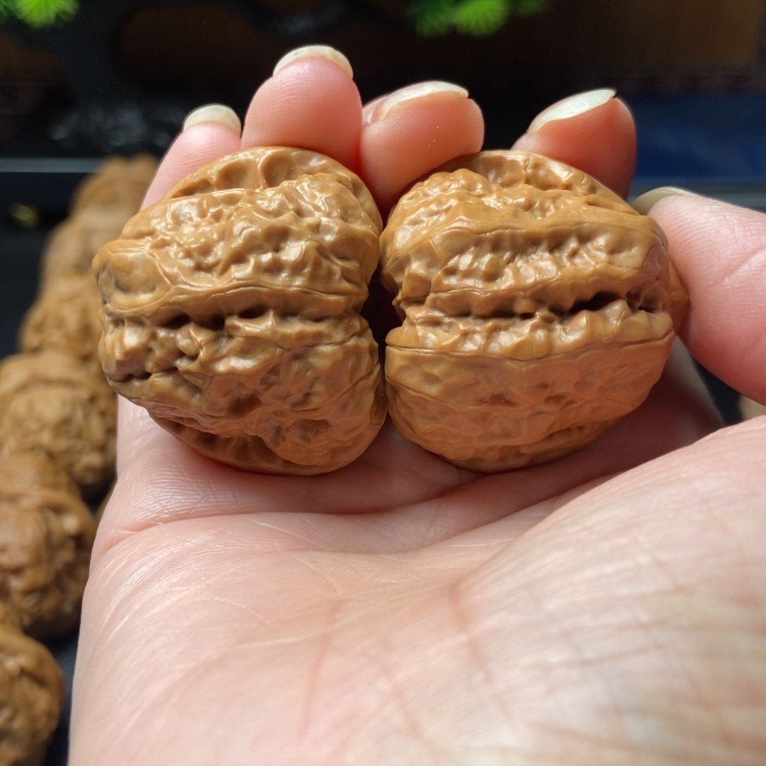 文玩核桃把件蛤蟆头37