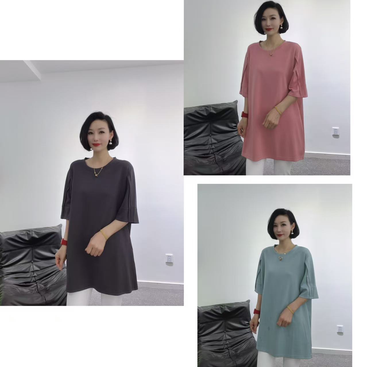 蒋姐家 欧货别致袖子大版衫 璋