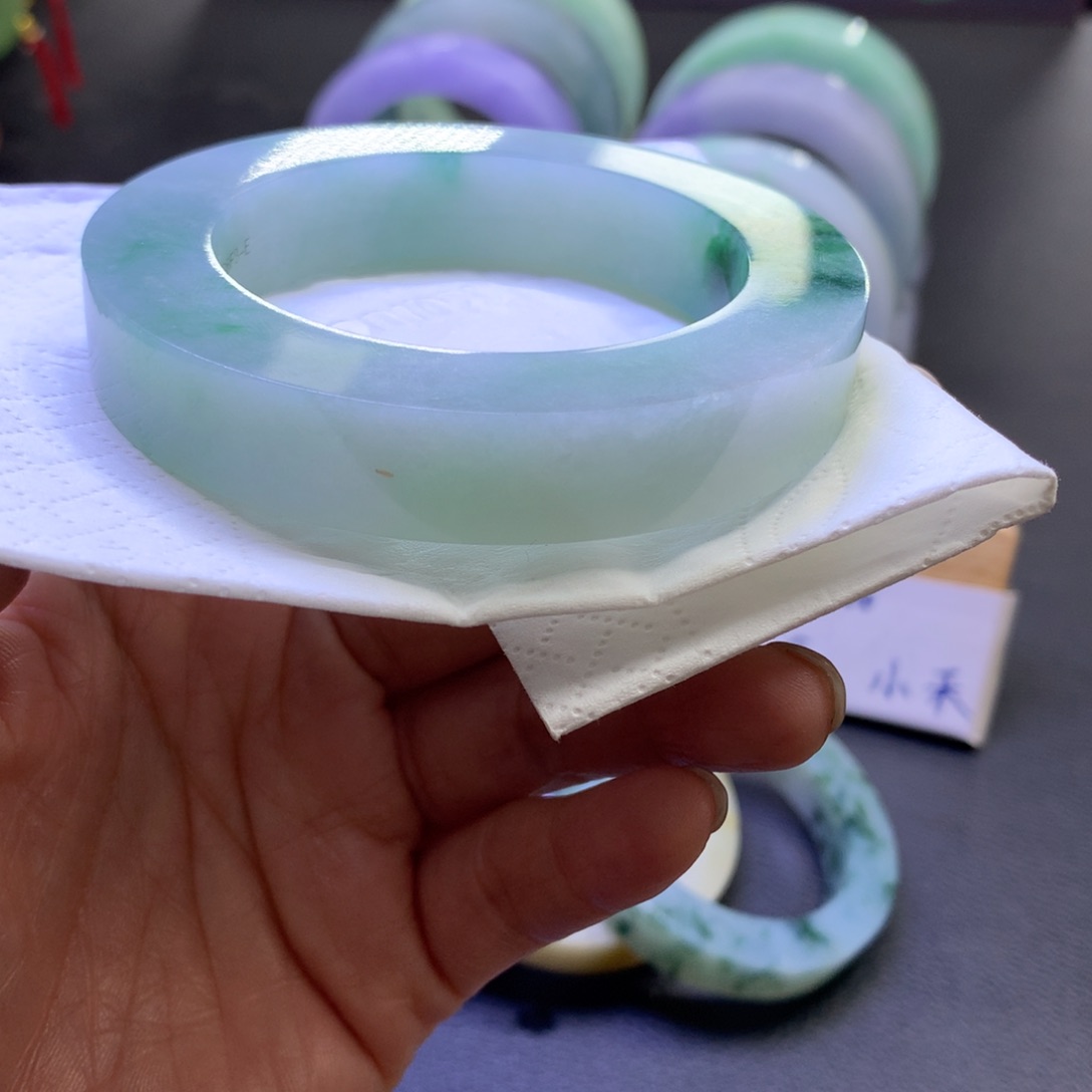 未镶嵌手镯定制翡翠?*璃