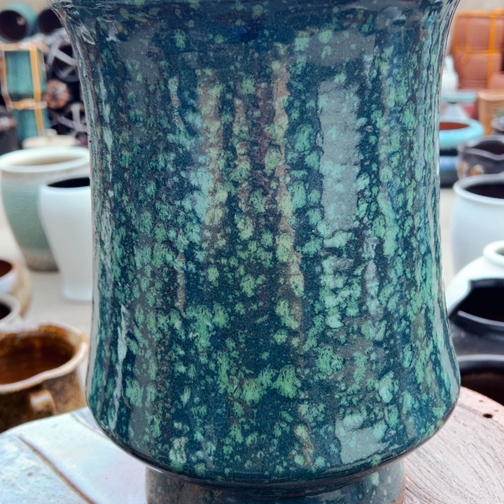 紫砂花盆高约30口约20