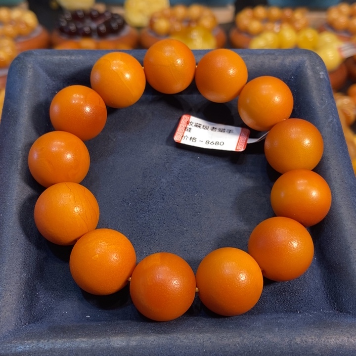 蜜蜡手链未镶嵌蜜蜡