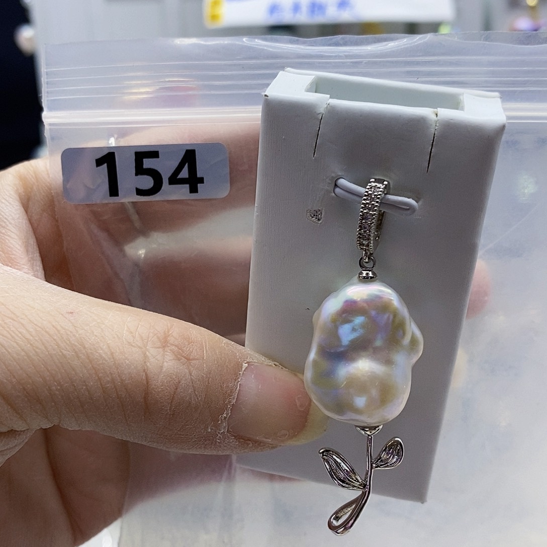 颈饰合金淡水珍珠