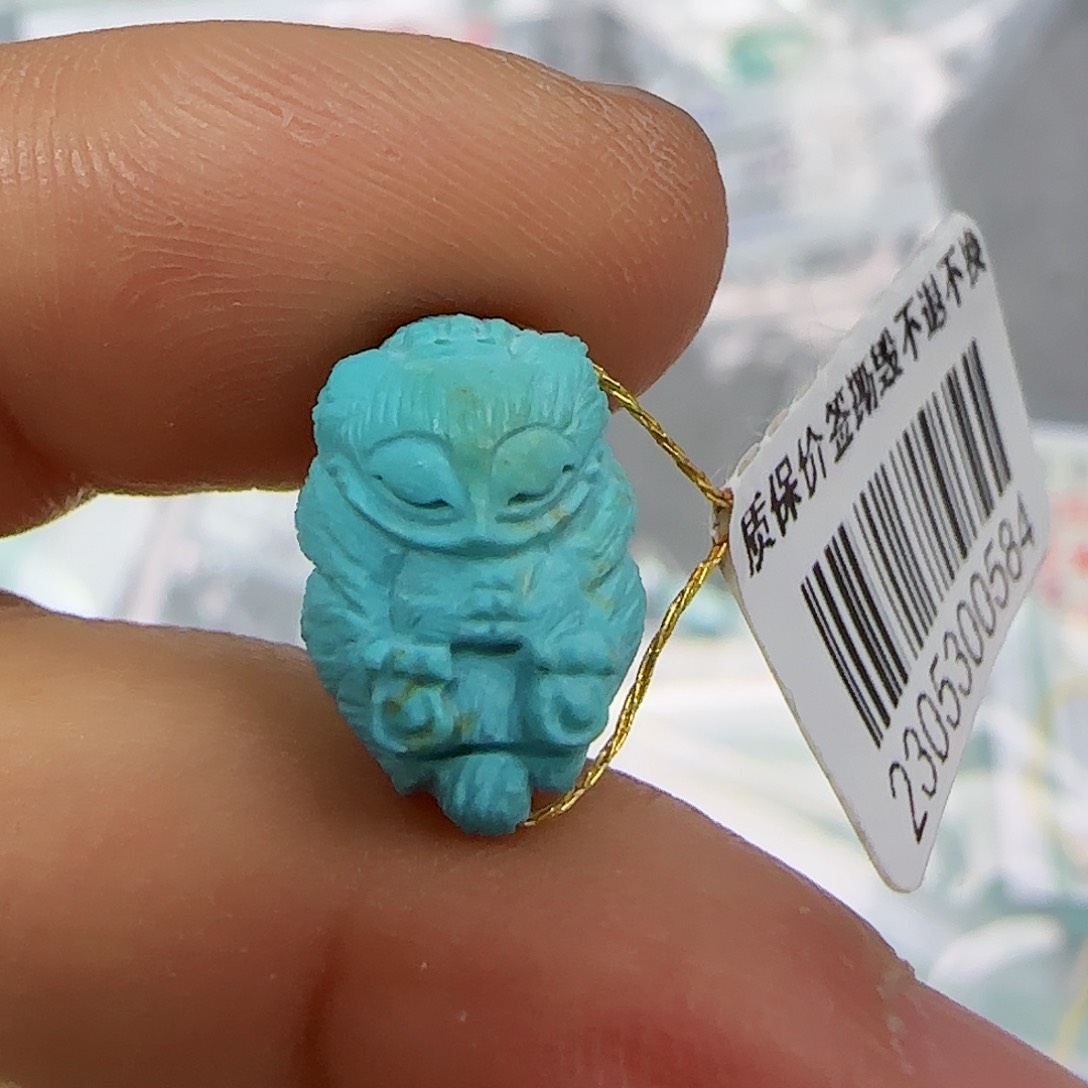 绿松石珠宝半成品未镶嵌