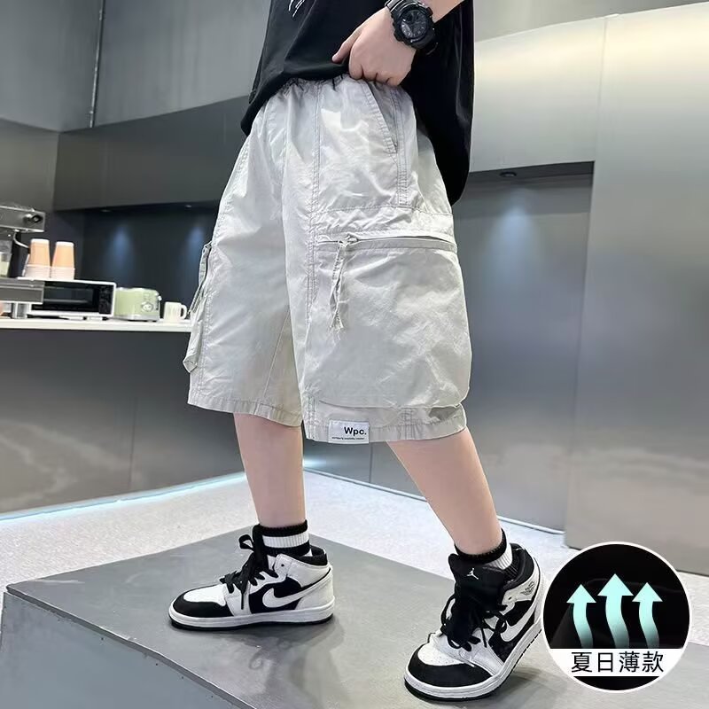 童装男童短裤夏装2025新款薄款工装男童夏季休闲中裤中大童潮款