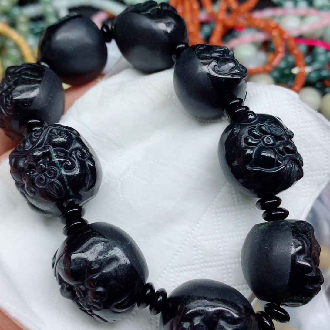 翡翠未镶嵌项链翡翠