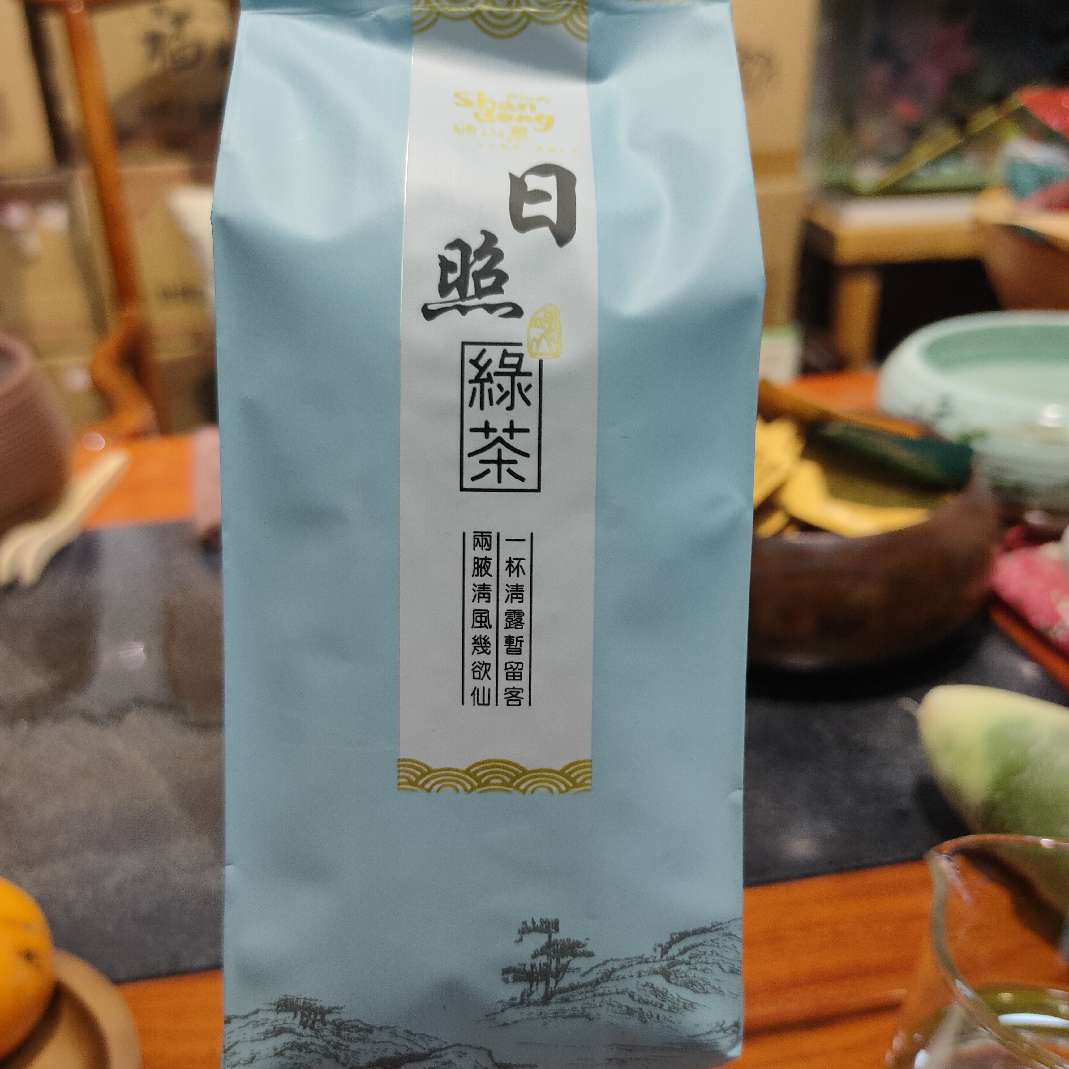 2025年日照绿茶扁茶新茶豌豆香板栗香散装浓香型袋装