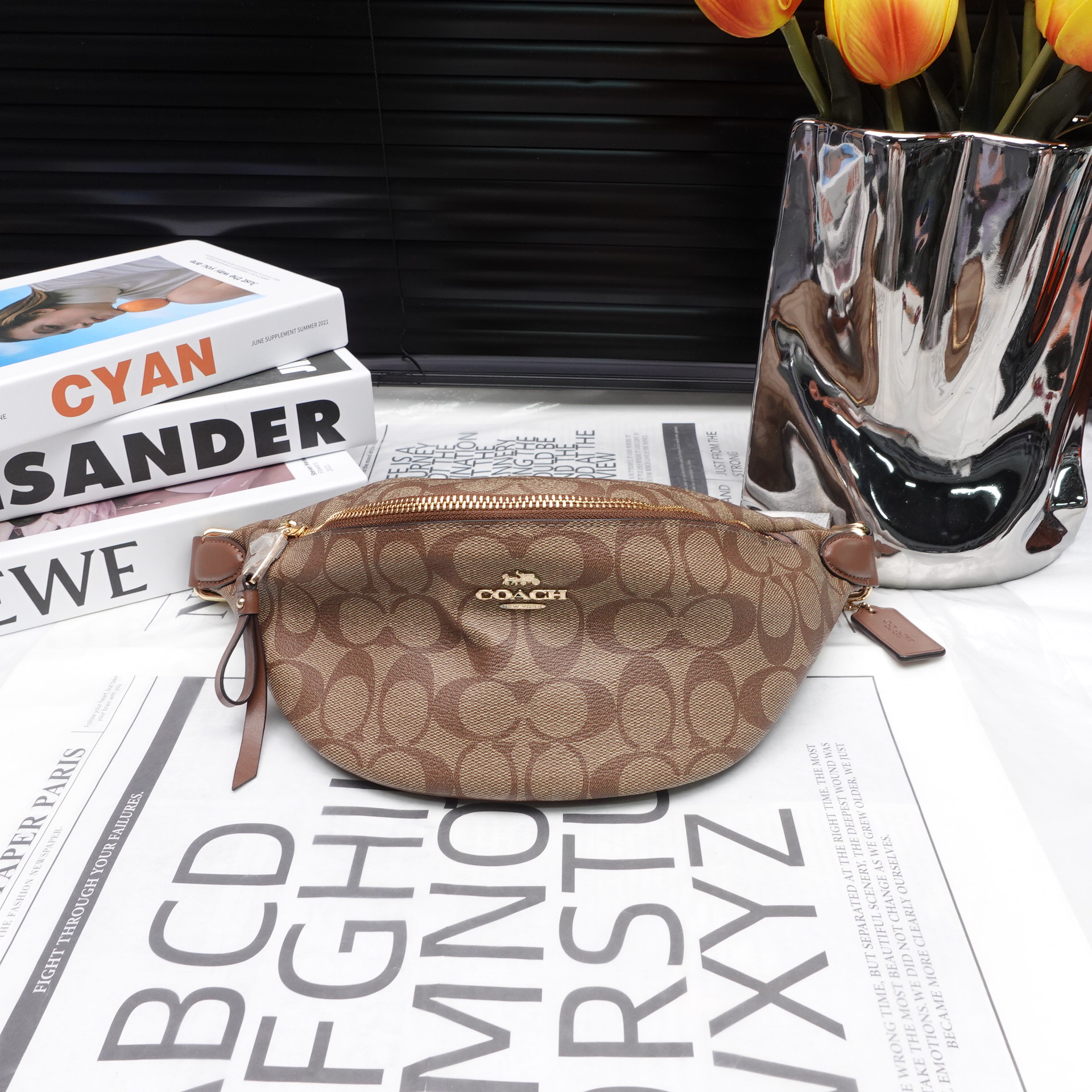 95新 COACH/蔻驰 腰包/T10155987