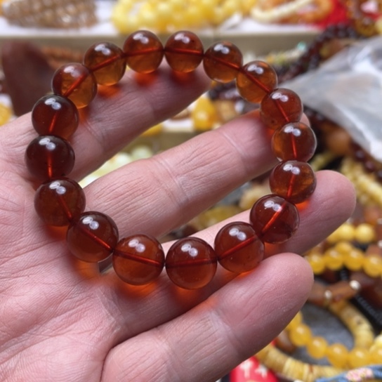 蜜蜡手串未镶嵌手串