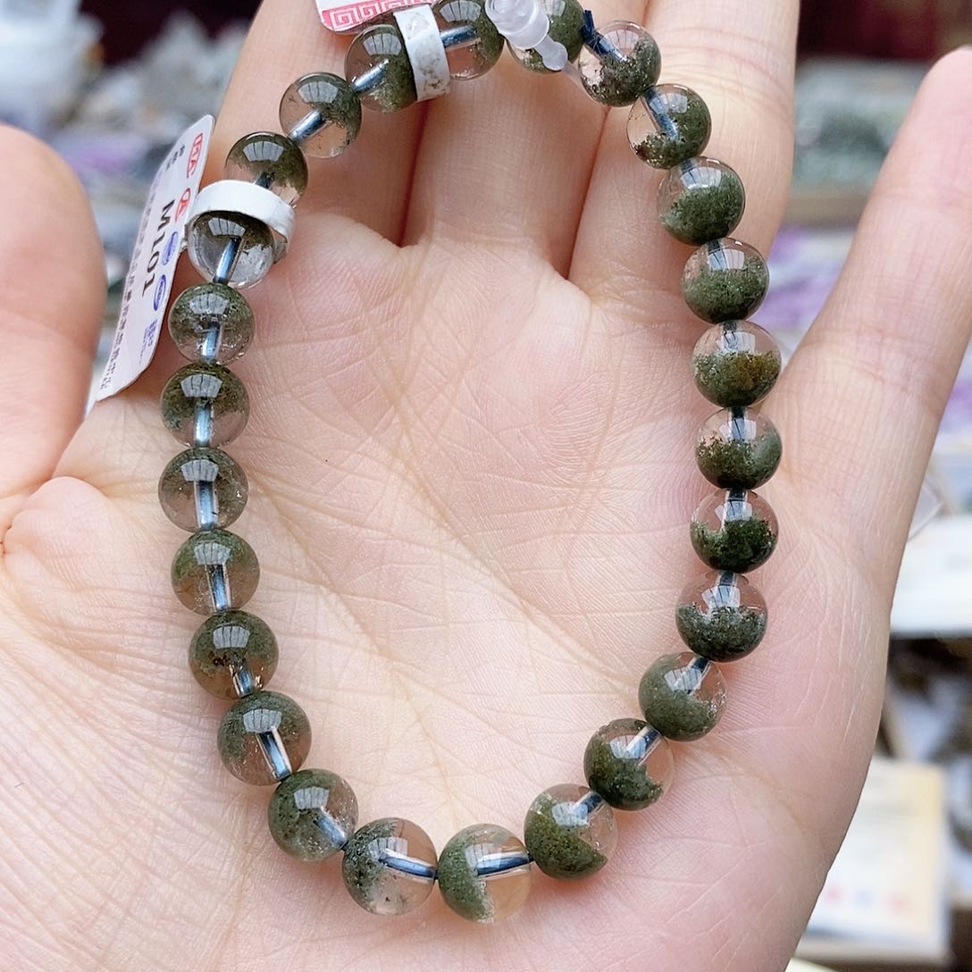 水晶手链未镶嵌M101 绿幽灵