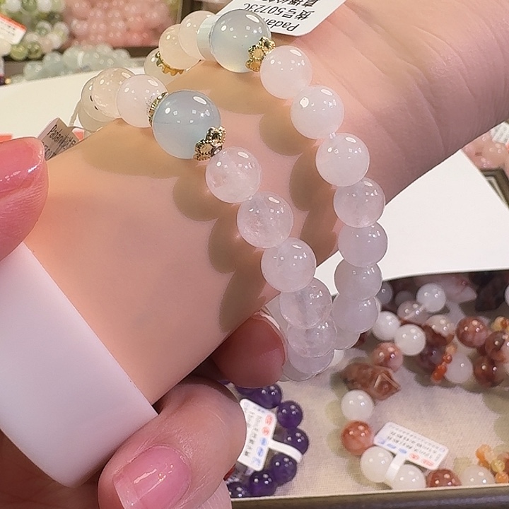 水晶手链合金白水晶3