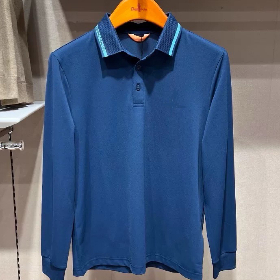 【小人长袖衫】男士商务休闲T恤针织简约秋季Y