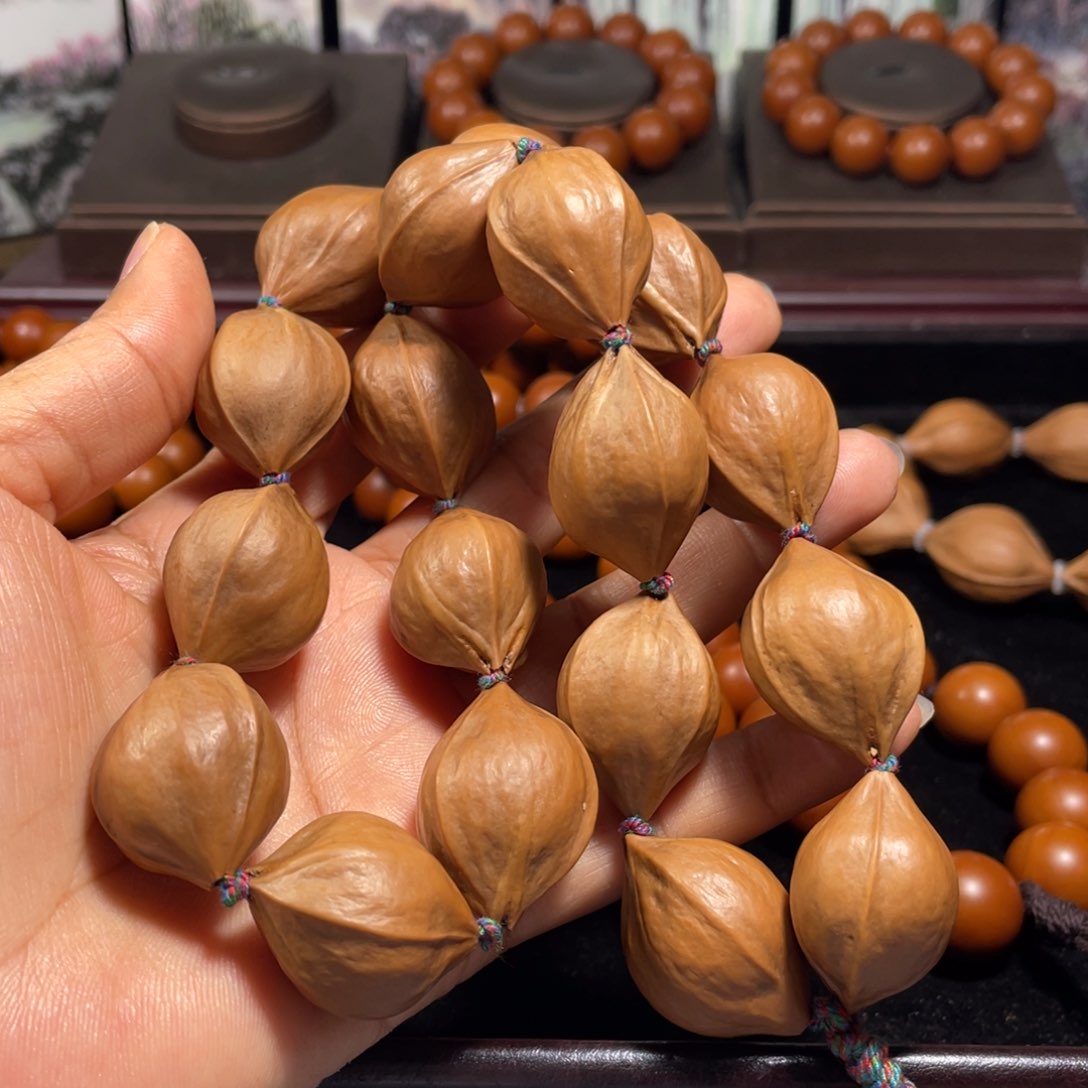 橄榄核手串/手链2.0+三花18颗
