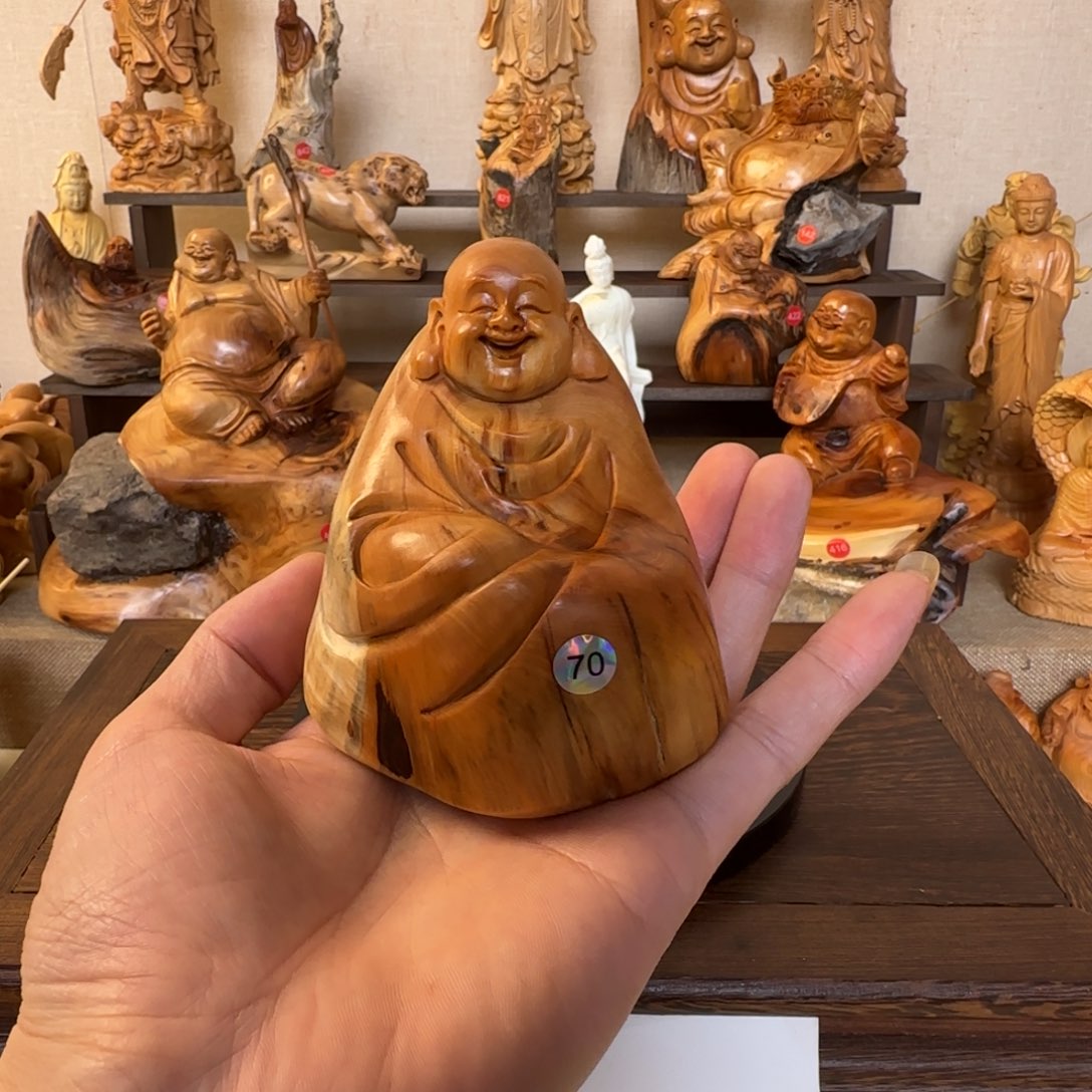 崖柏小木匠艺雕一物一拍