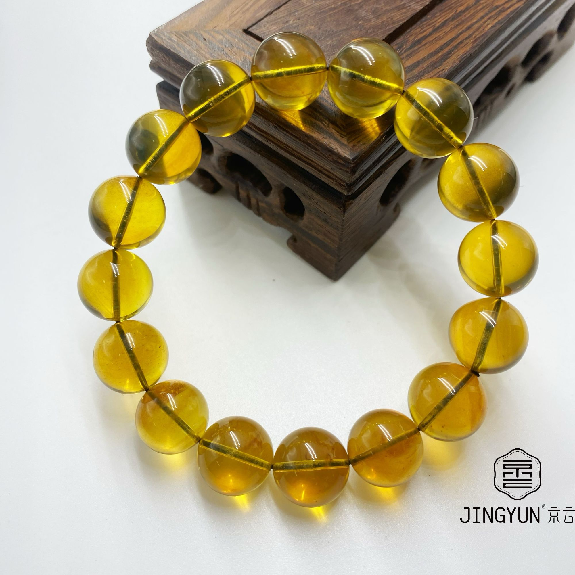 金茶手串手链精致颈饰轻奢时尚百搭情侣单圈精美