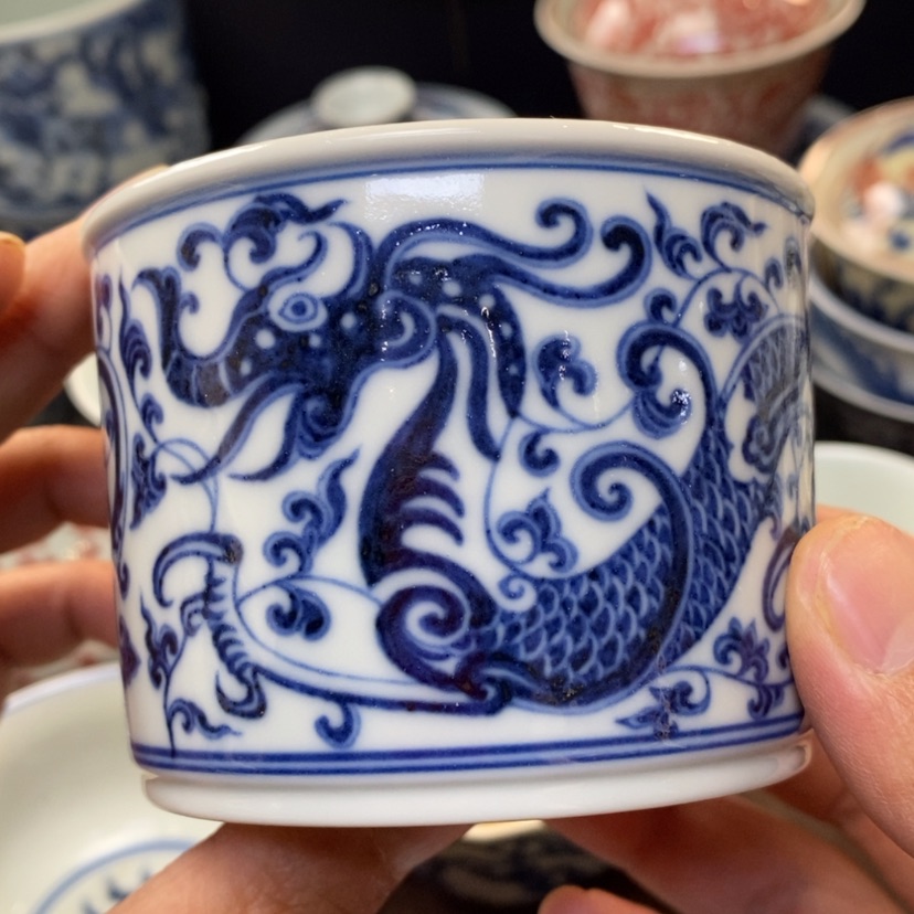 【闪购商品】景德镇青花主人杯