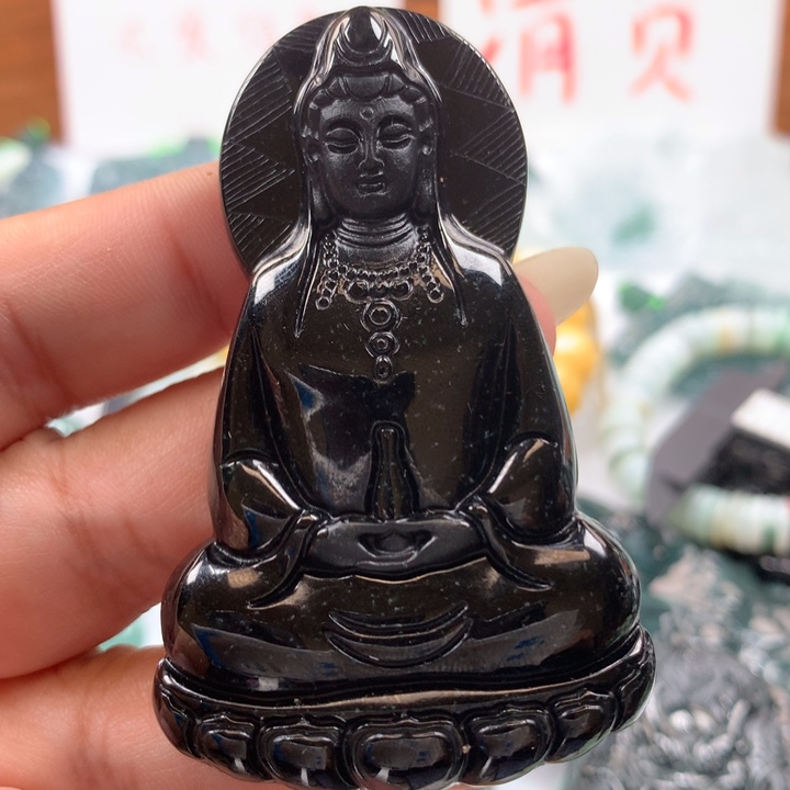 翡翠颈饰未镶嵌保真天然A货翡翠