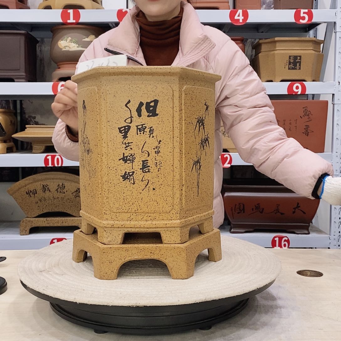 紫砂花盆紫砂花盆