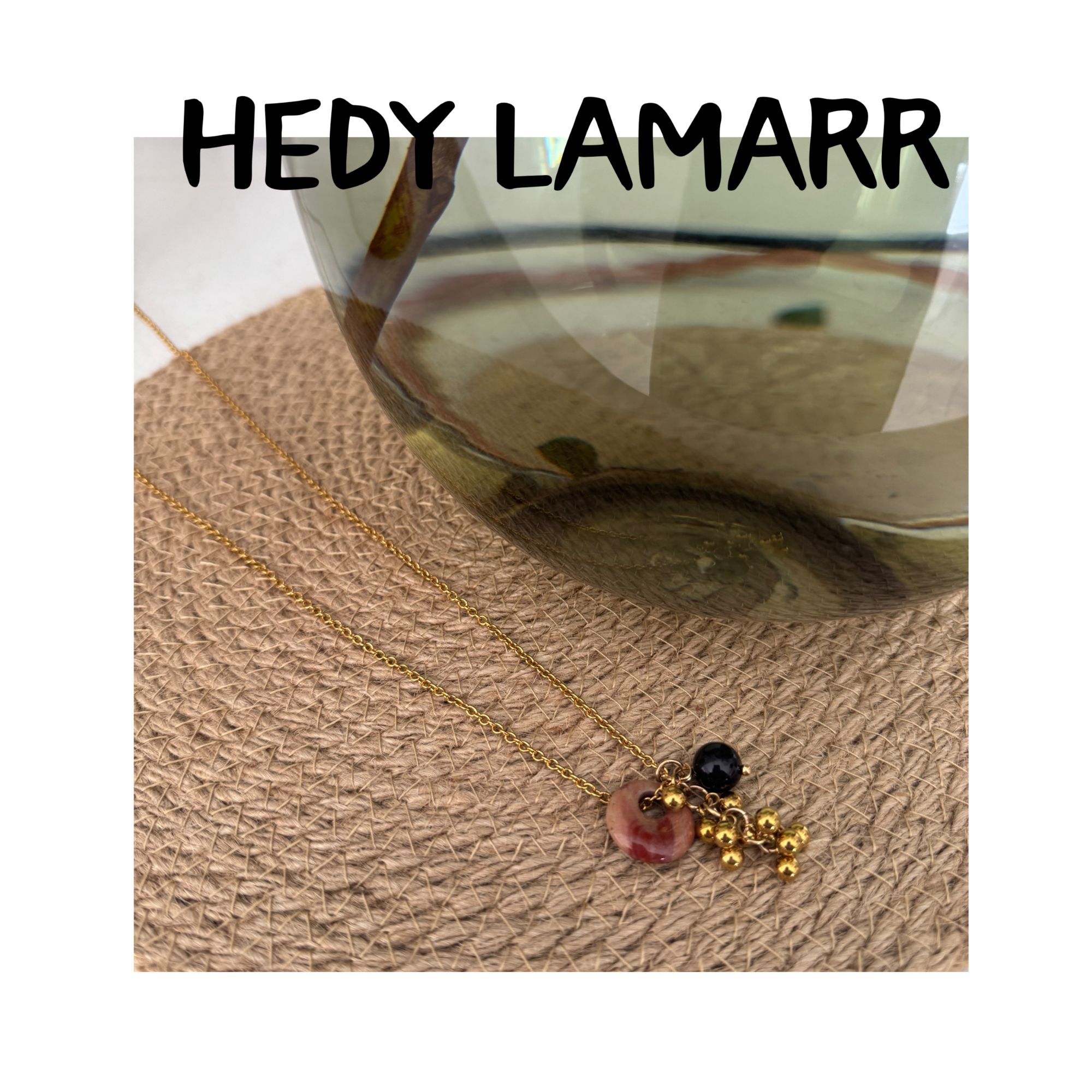 合金项链 【何發财】悦己 两色时尚百搭潮流复古小众项链 P502106