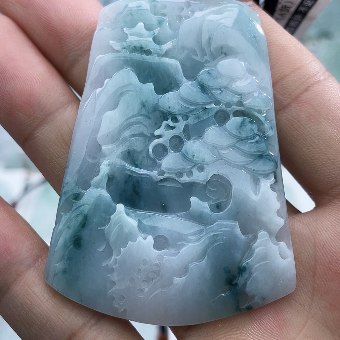 颈饰未镶嵌翡翠翡翠