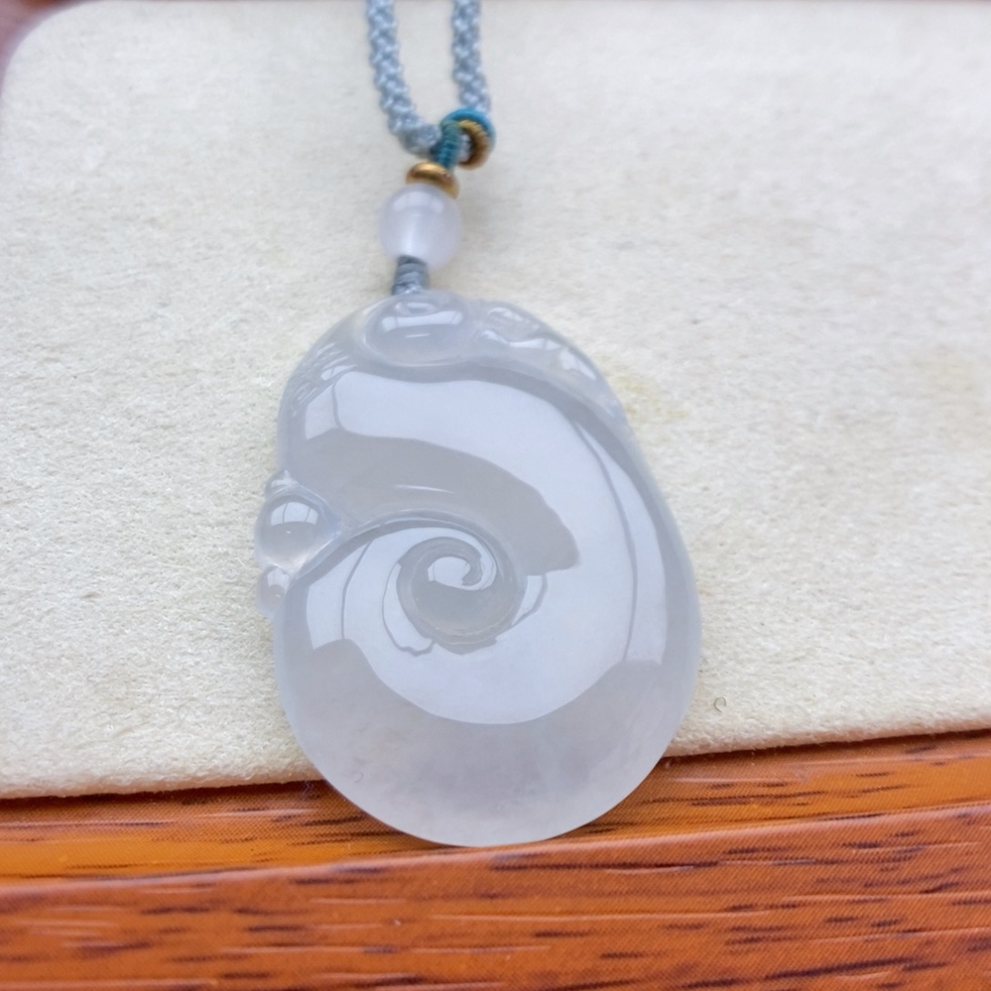 翡翠未镶嵌颈饰吊坠63