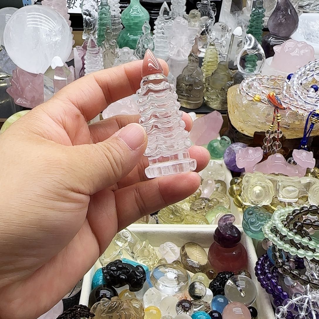 未镶嵌车挂水晶摆件