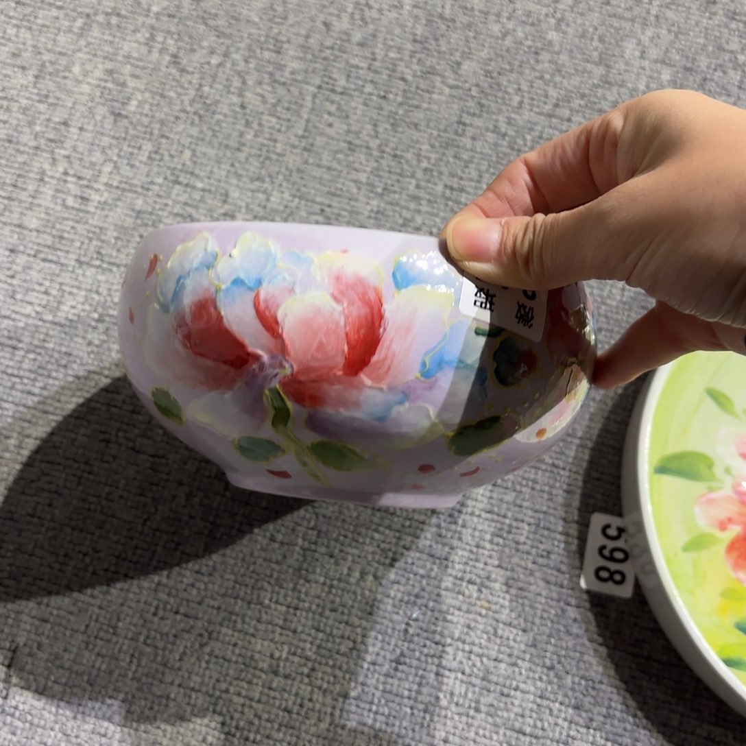 景德镇手绘高温釉下彩陶瓷茶具
