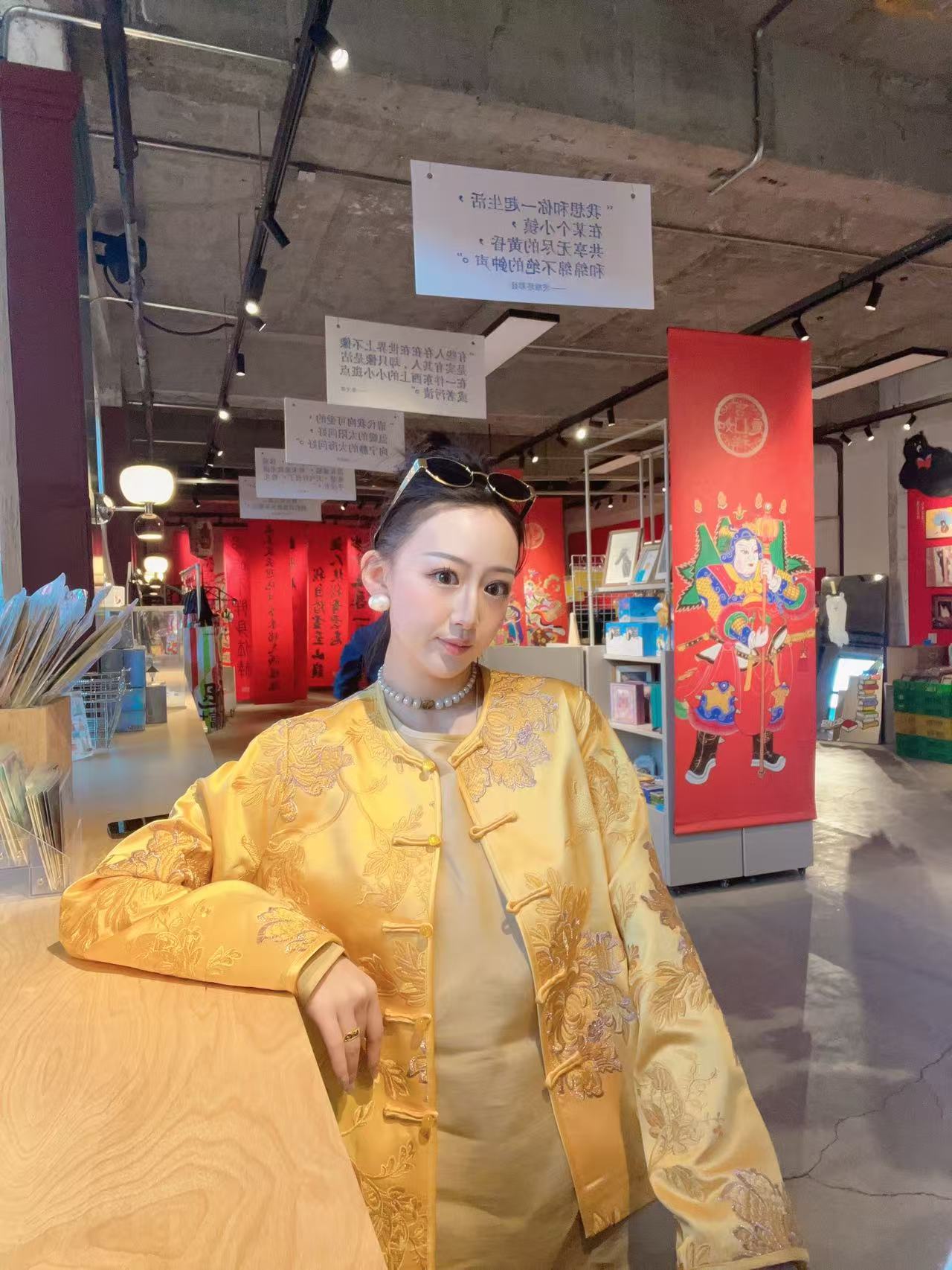 【沐木家】“富贵花”新中式春夏新款高端醋酸刺绣外套46208