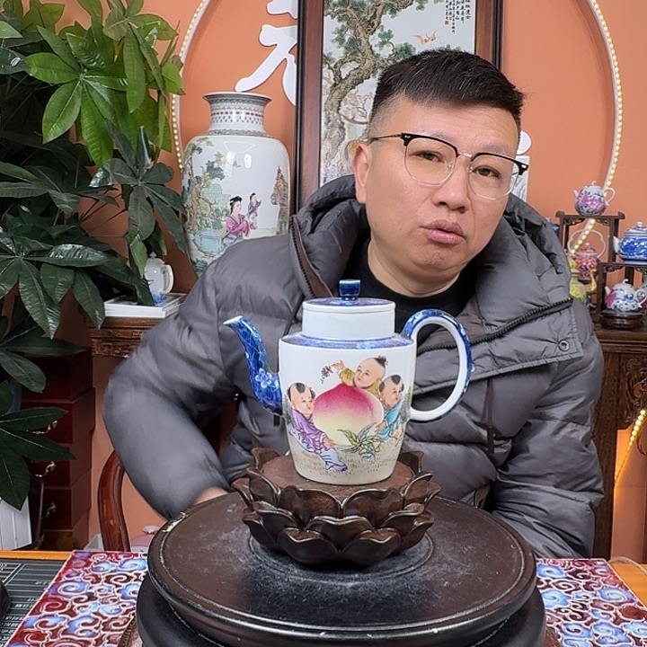 摆件陶景德镇陶瓷手工制作