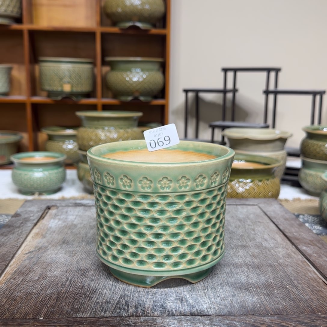 手工花盆  069 内口口径 10.5 cm 