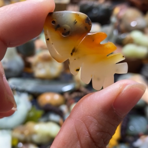 蛇纹石玉手把或未镶嵌