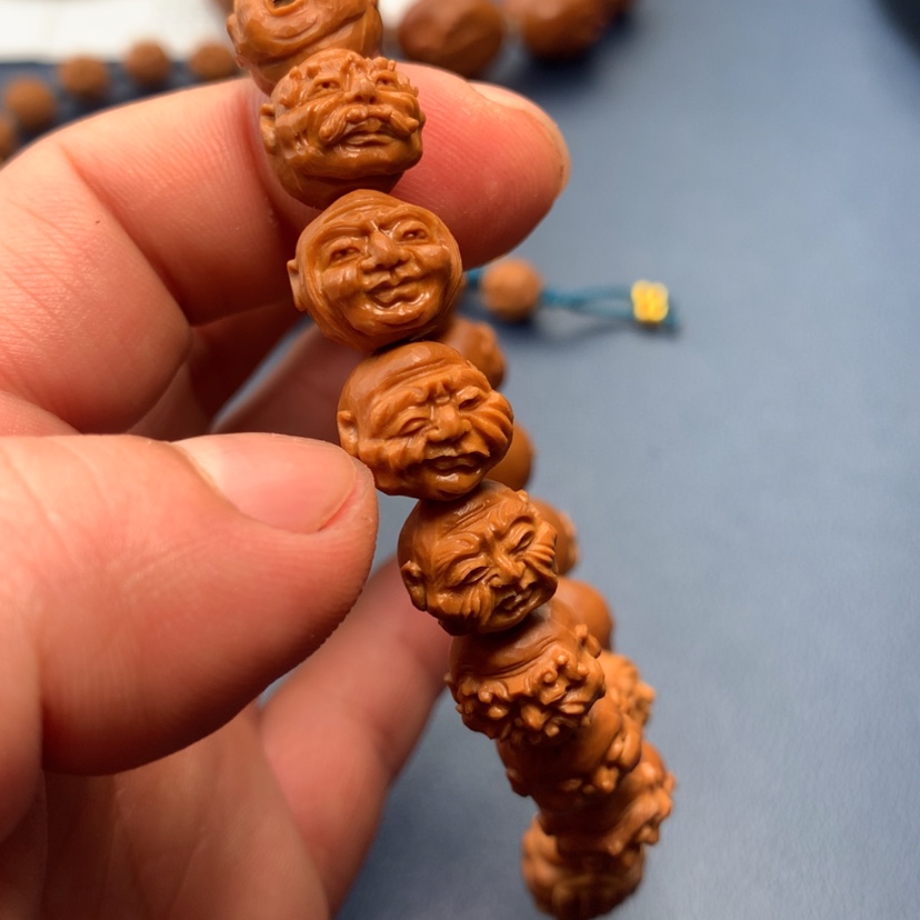 【闪购商品】橄榄核手串/手链讽*十八罗汉