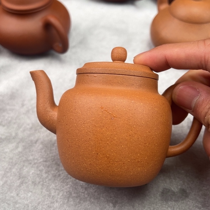 紫砂茶壶黄金段宫灯180cc